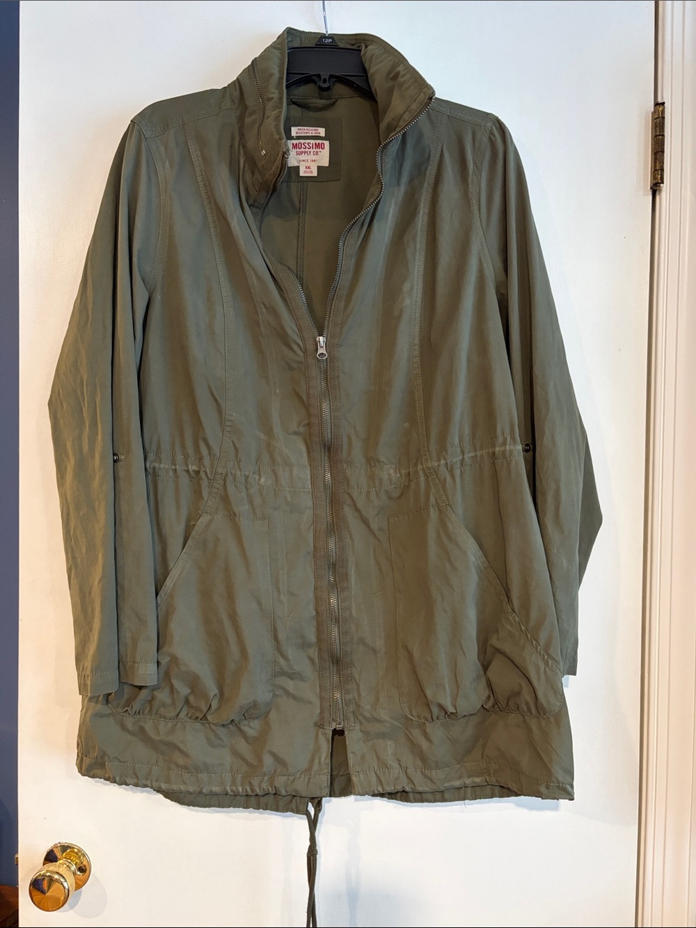 Mossimo Supply Co. Olive Utility Anorak Jacket
